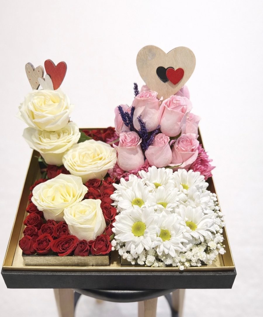 Karma çiçek aranjmanı